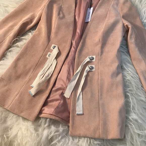 YIGAL AZROUËL Textured Long Sleeve Blazer - Picture 6 of 9